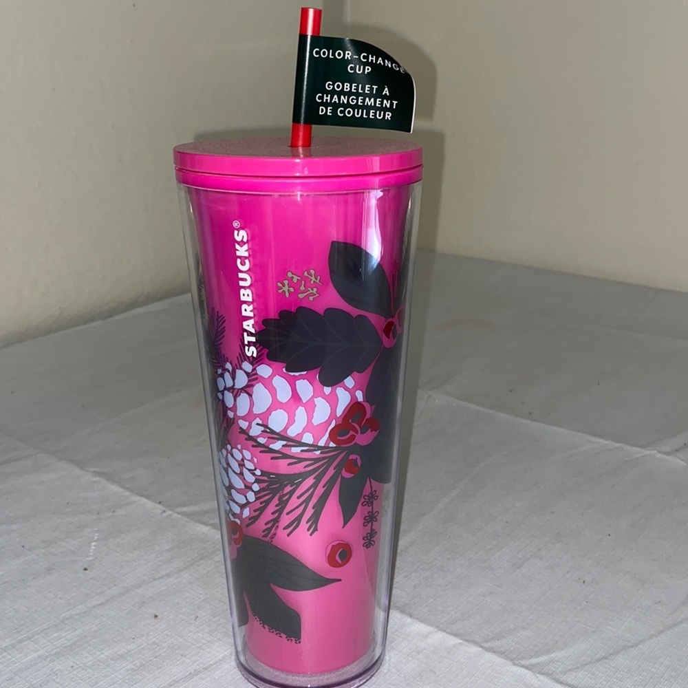 🛑 CLEARANCE New Authentic color changing Starbucks tumbler 24oz